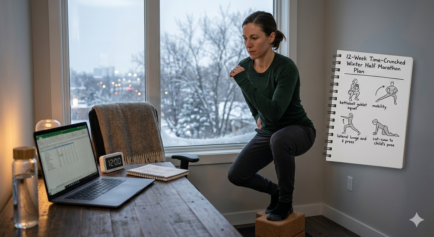 12-Week Time-Crunched Winter Half Marathon Plan